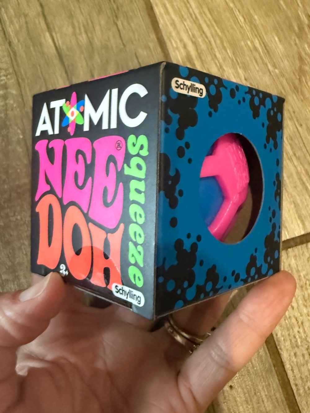 Atomic NeeDoh Squeeze Toy - Pink & Blue
